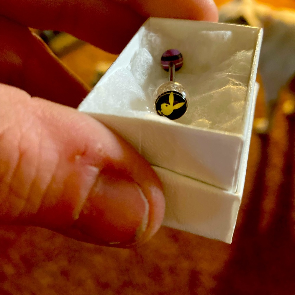 Playboy Tongue ring